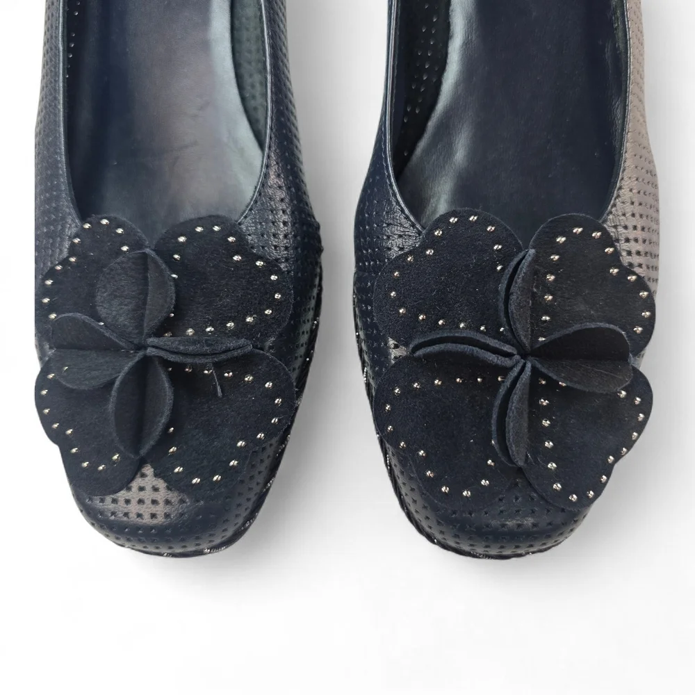 Sesto Meucci perforated leather
