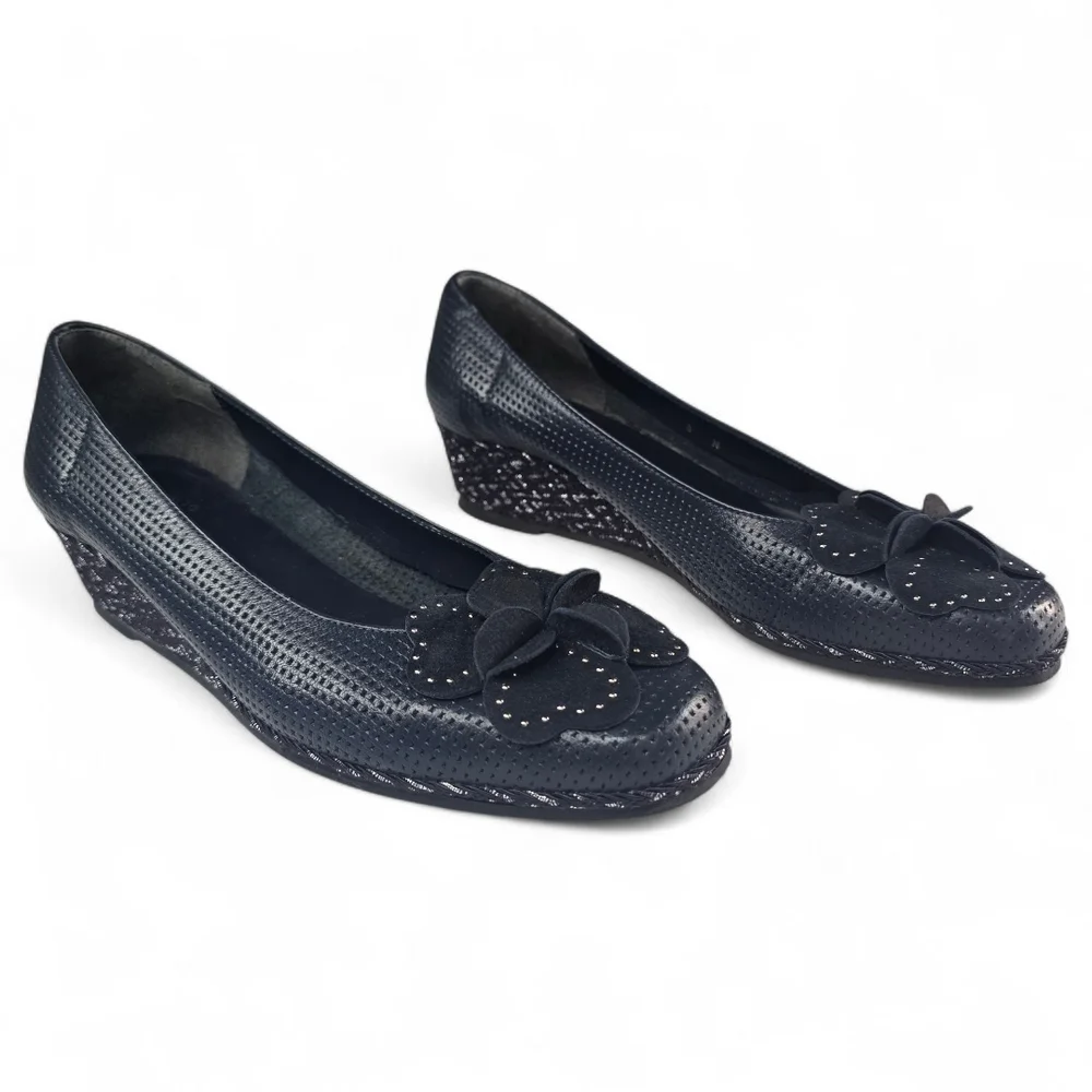 Sesto Meucci perforated leather