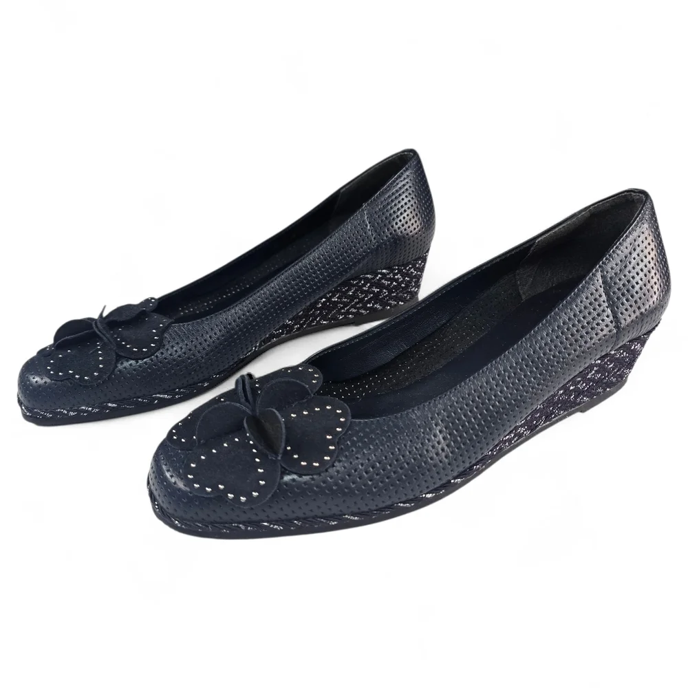 Sesto Meucci perforated leather