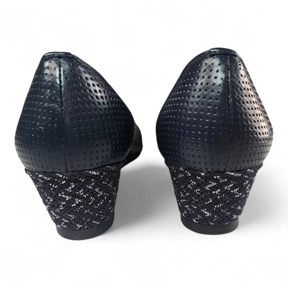 Sesto Meucci perforated leather