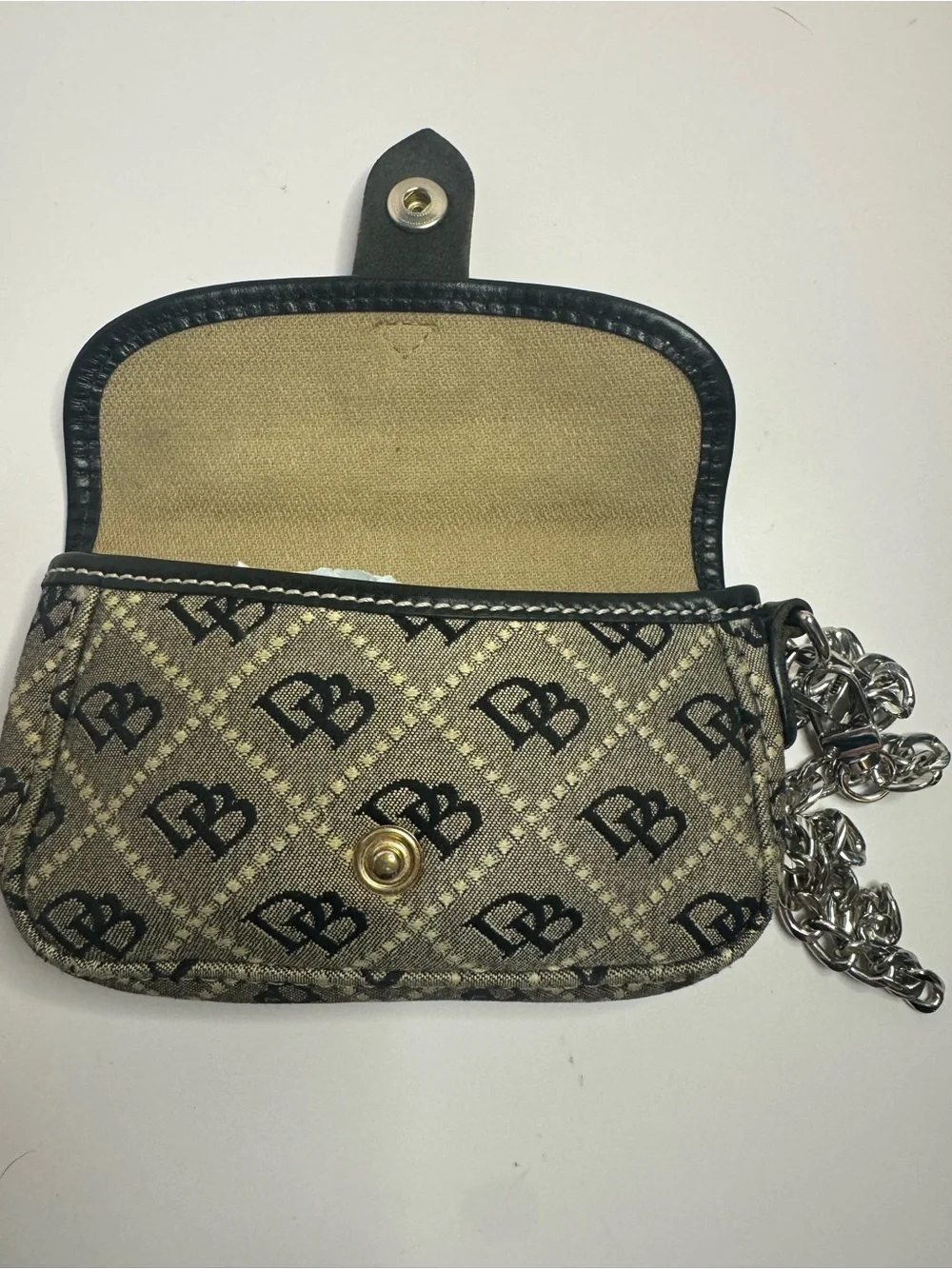 💖 #306 Dooney & Bourke Monogram Wristlet Pouch