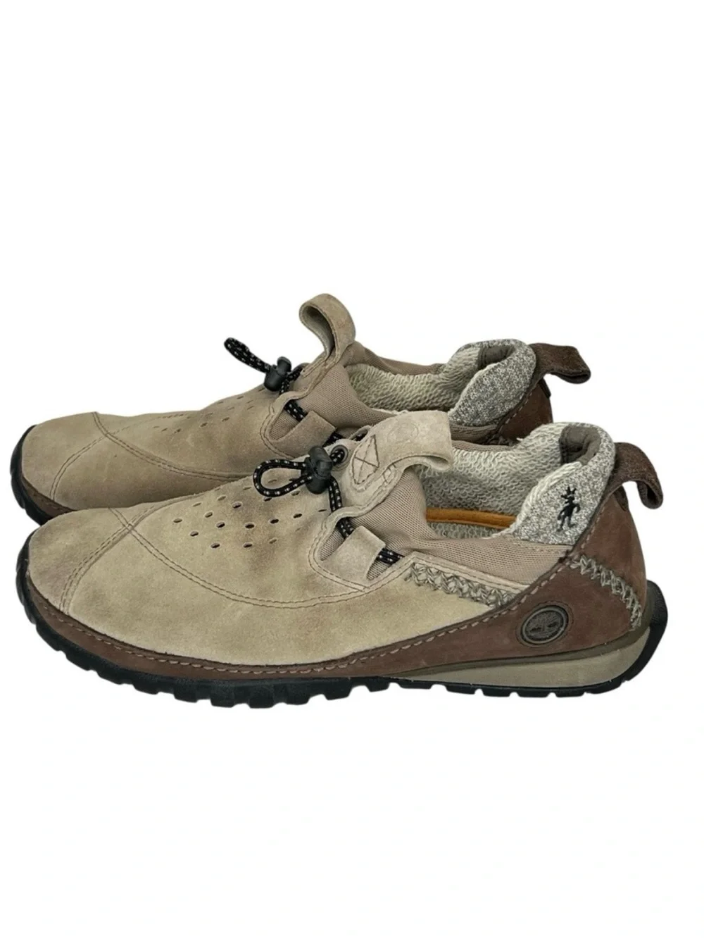 TIMBERLAND Smartwool Power Lounger Suede Lined Slip On Shoes Brown Women Sz 6.5