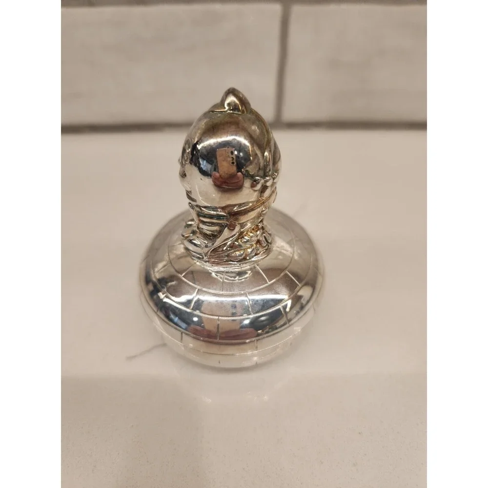 Vintage‎ 1994 Oneida Humpty Dumpty Tooth Fairy Silverplate Keepsake Trinket Box