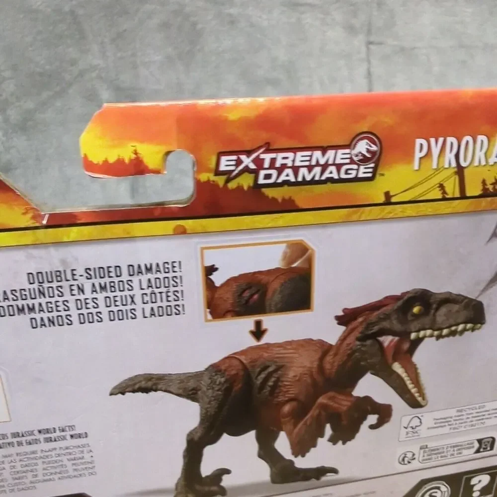Jurassic‎ World Dominion Pyroraptor Extreme Damage Dino Mattel 2021