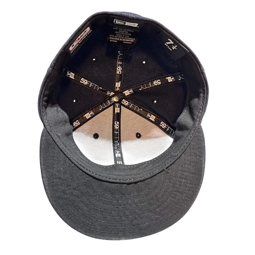 New Era Seattle Mariners Hat 7 1/4 Navy Blue Jackie Robinson 42 Patch 59FIFTY