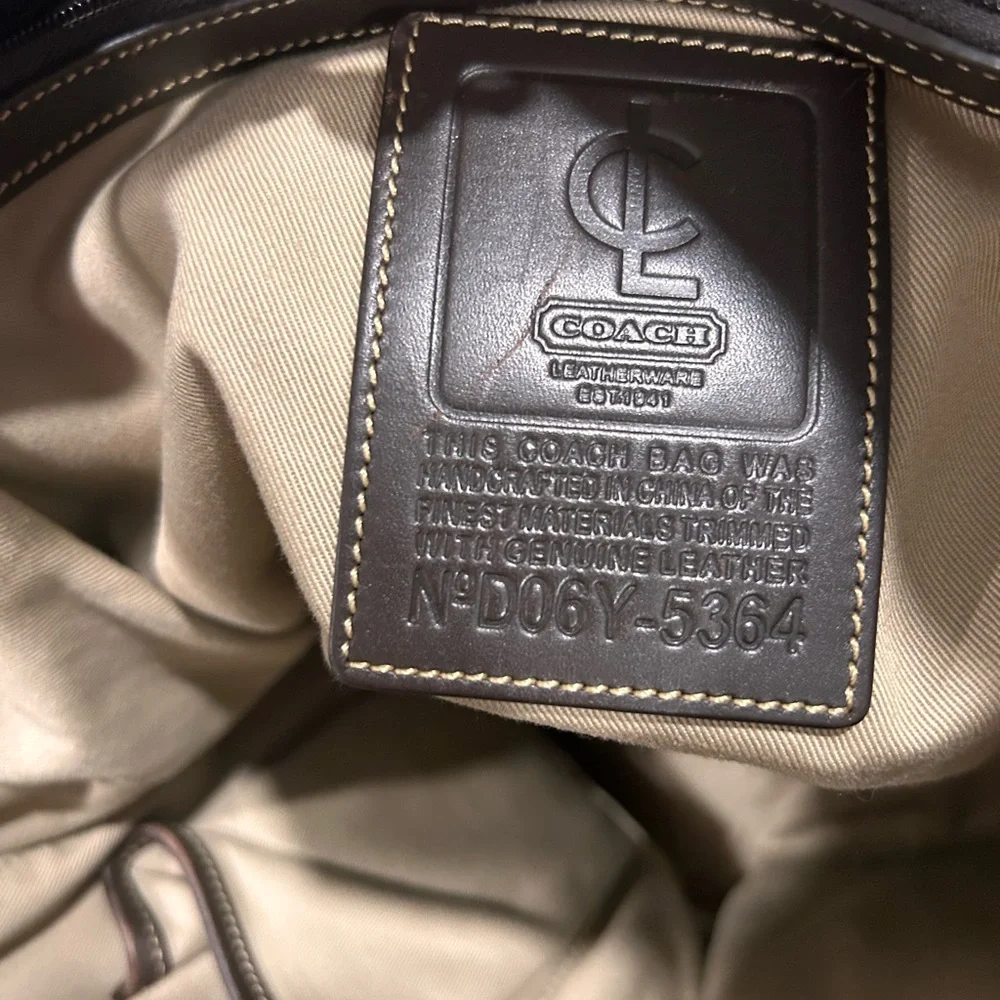 Coach Vintage Transatlantic Drafting 2-Way Tote