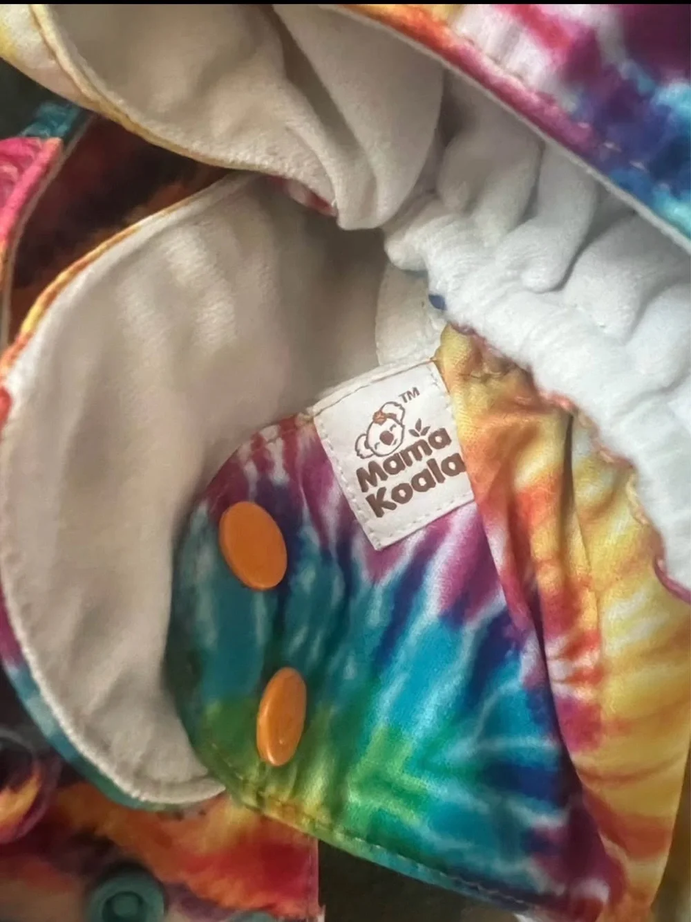 Tie-Dye Reusable Cloth Diaper Cover - Blue, Red, Yellow Varieties