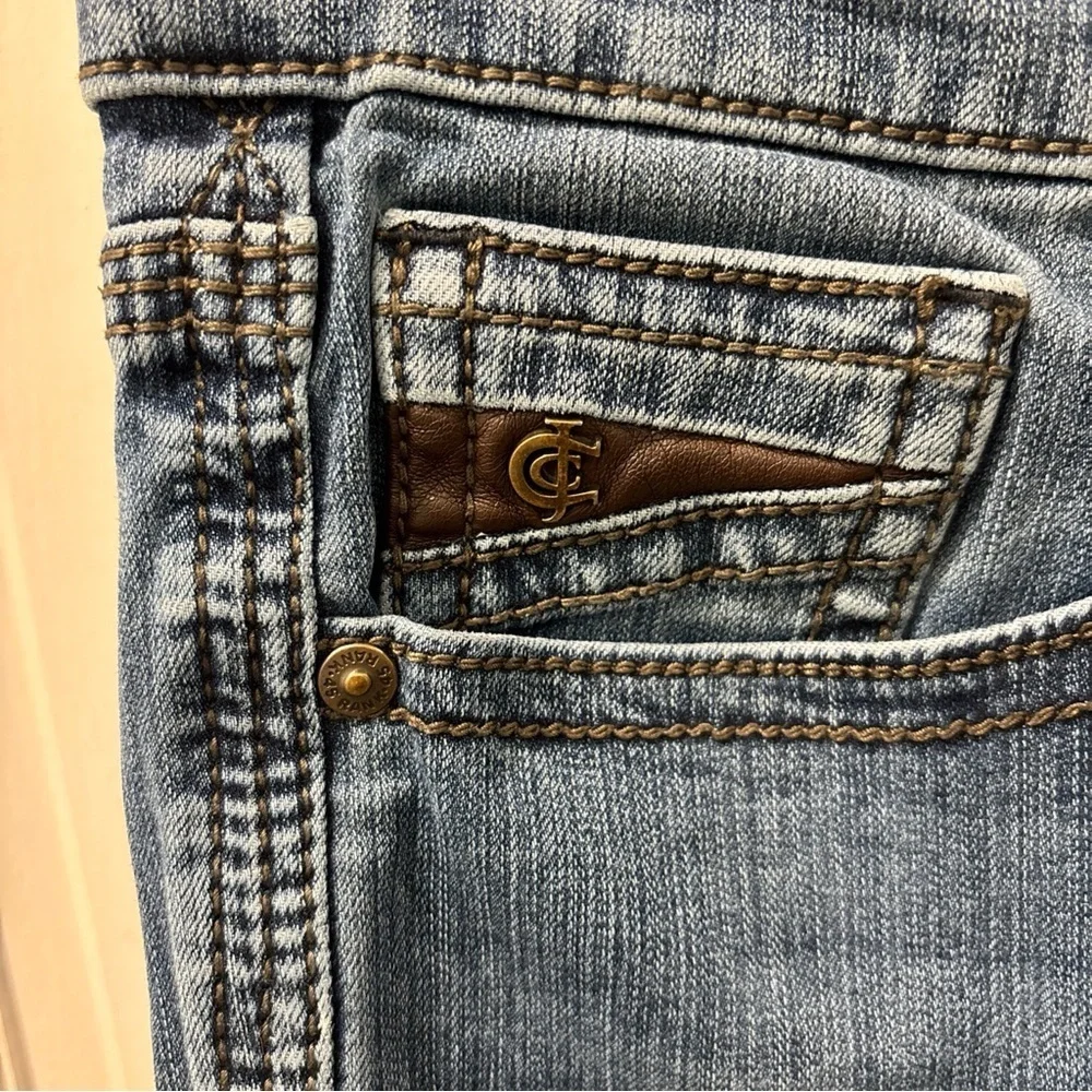 Rank 45 Men’s Shotgun Wash Stackable Slim Straight Stretch Perf Jeans Sz 31x32