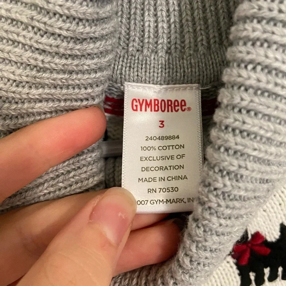 NWOT | Gymboree toddler girl’s dog print turtleneck sweater dress‎ — size 3