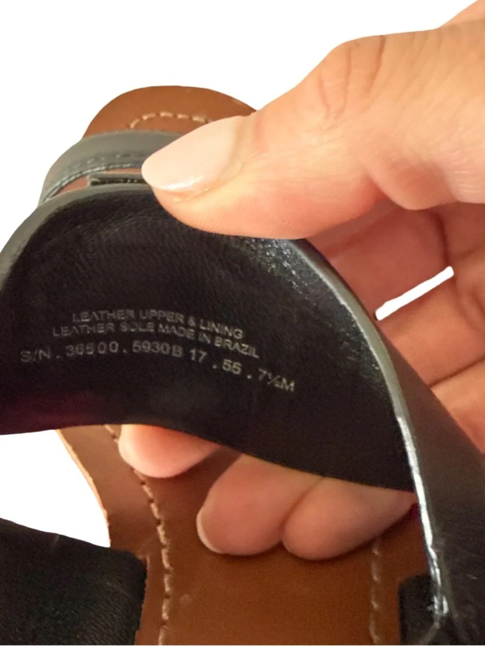 Tory Burch‎ Lowell 2 45mm Black Leather Slingback Sandals Size 7.5