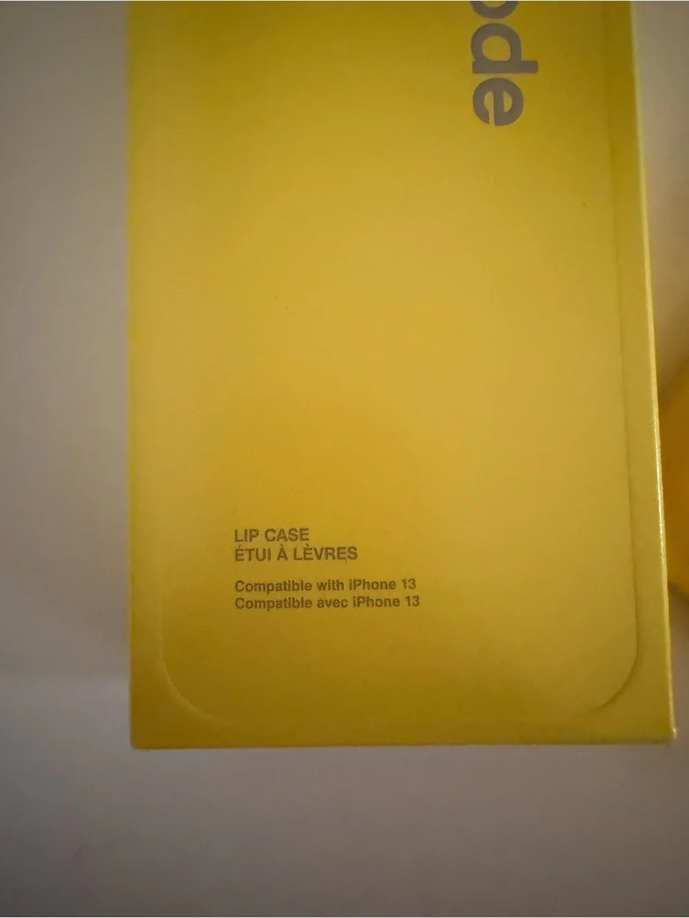 Rhode iPhone 13 Yellow + Brown Silicone Lip Gloss Holder Cases