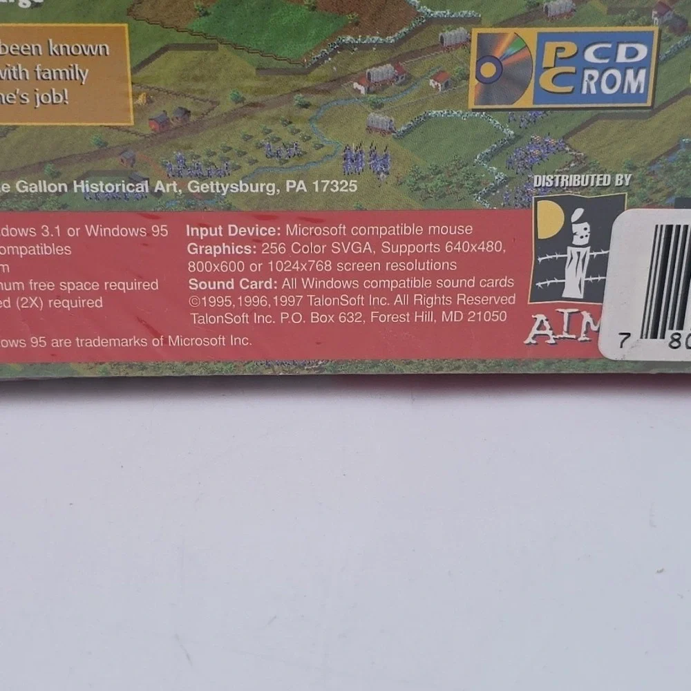 Battleground 2: Gettysburg PC CD American Civil War Strategy Game Sealed New