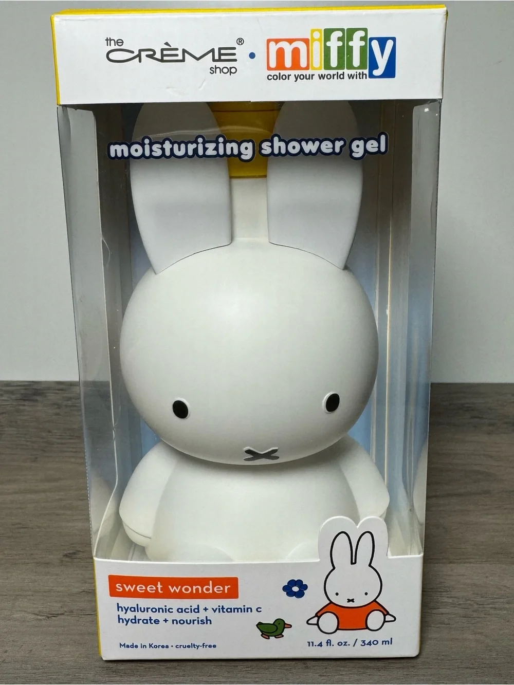 The Crème Shop Miffy Moisturizing Shower Gel – White Miffy Bottle