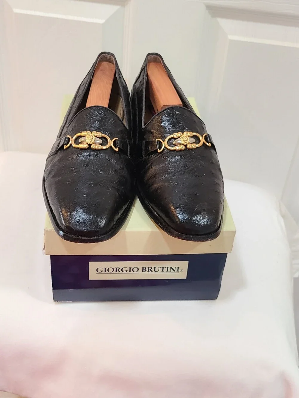 Giorgio Brutini black leather