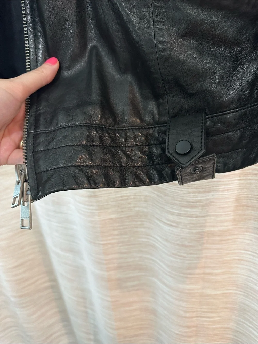 All Saints allsaints leather