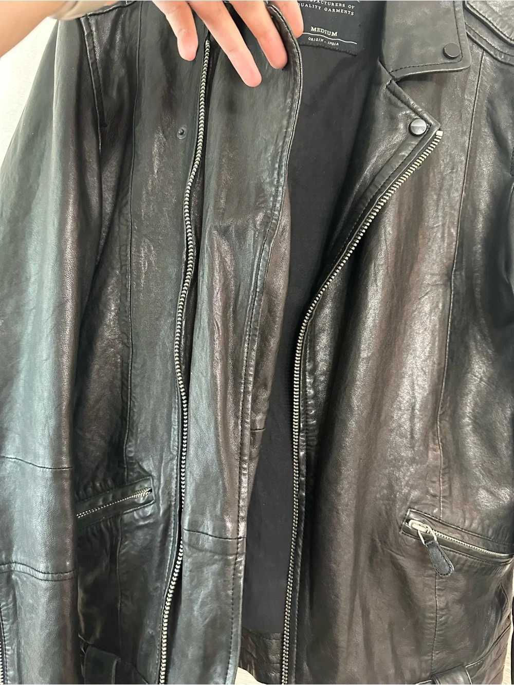 All Saints allsaints leather