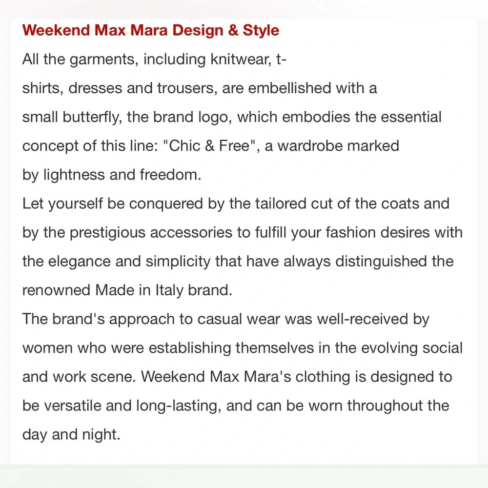 Weekend Max Mara weekend maxmara