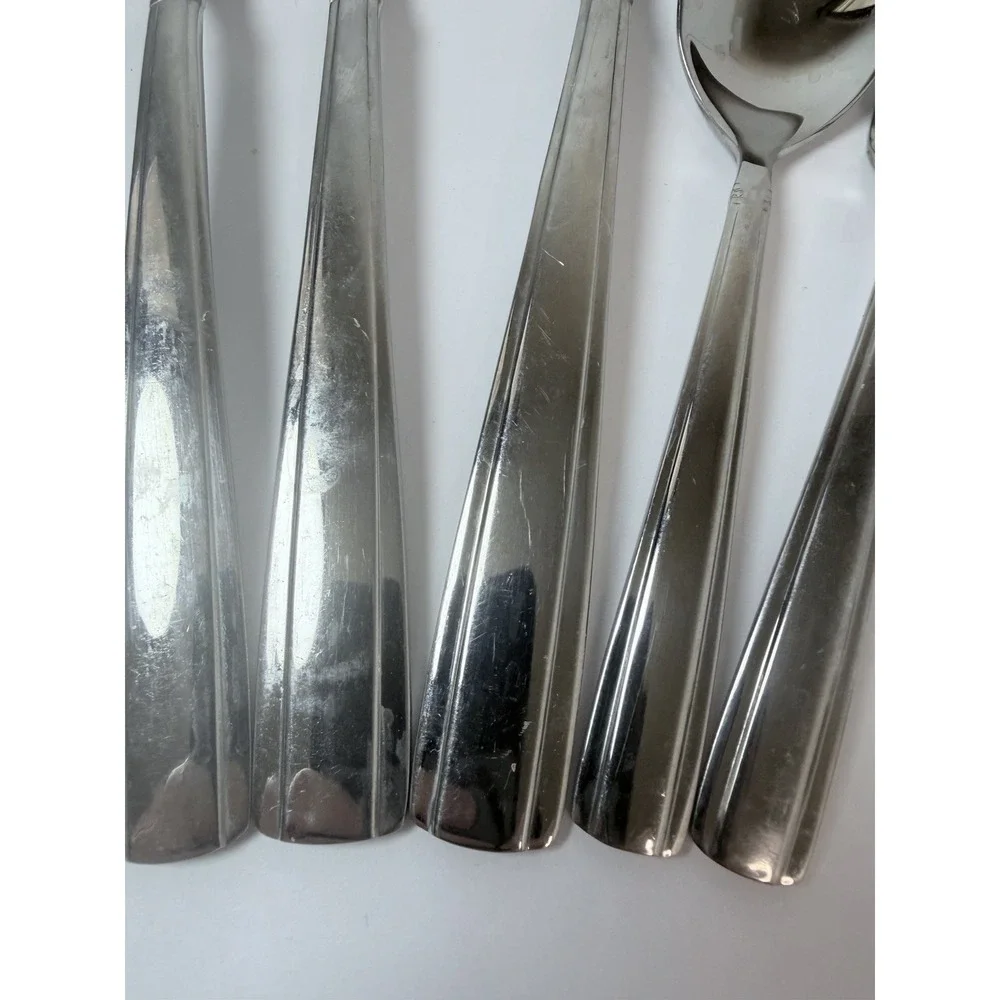 Reed & Barton Andover Pearl Server Hostess Set Of 5 18/10 Stainless Flatware
