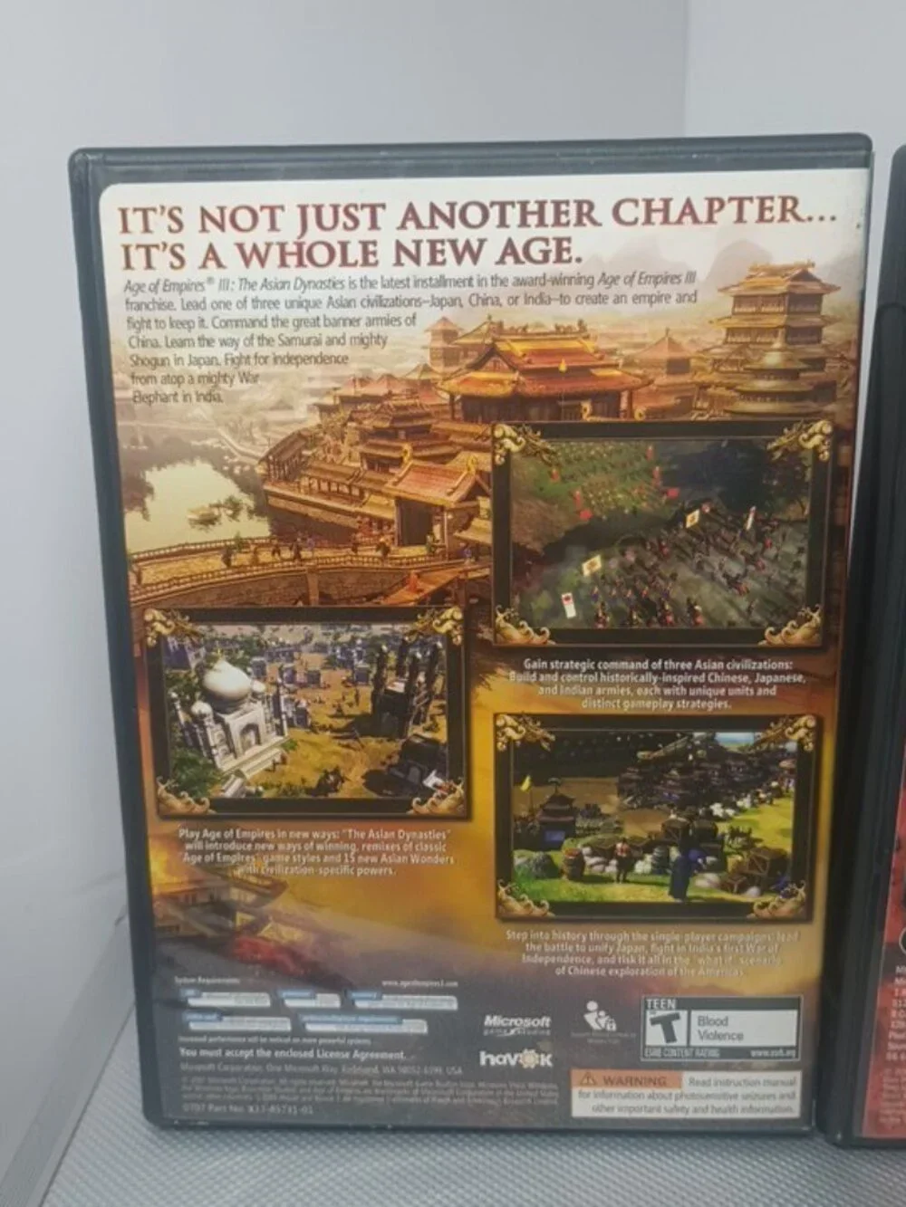 Lot of 2 PC Games Age of Empires III Asian Dynasties + Supreme Commander Tested