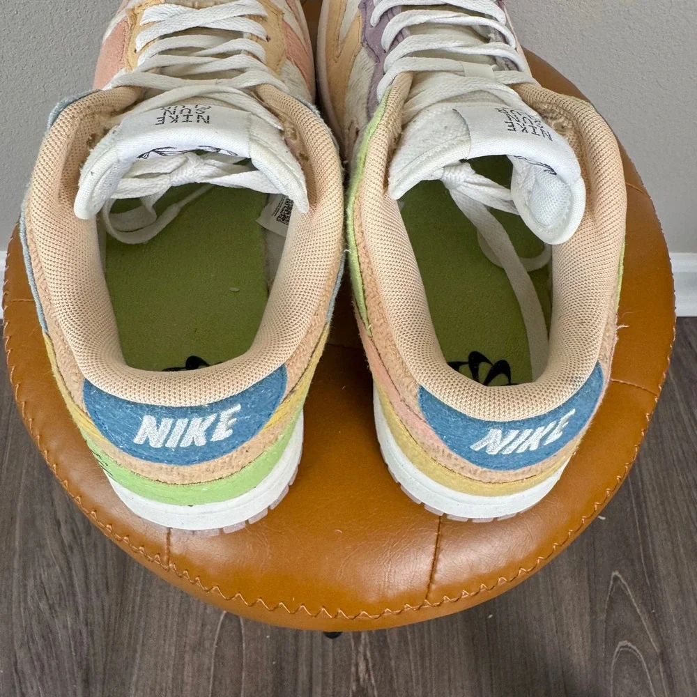Nike Dunk Low Sun Club Pastel Colorblock Coconut Milk Sneakers Y2K Coastal 8.5