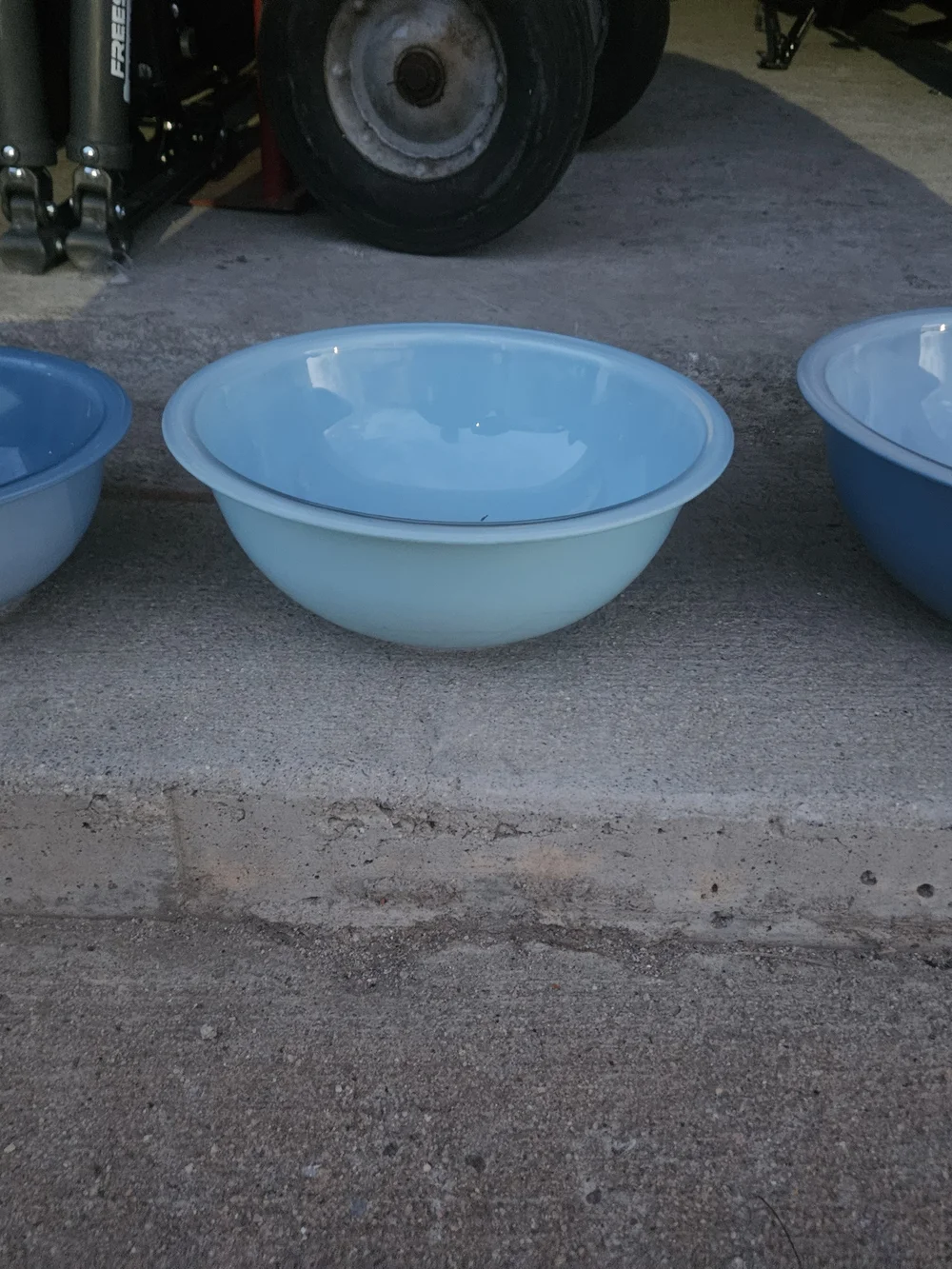 Pyrex set mixing