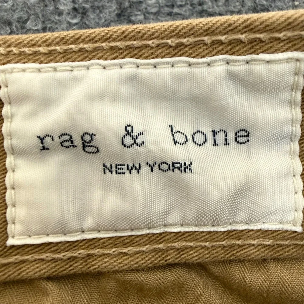 Rag & Bone Pants Mens 36x28 Beige Cotton Chino Straight‎ Leg Casual Everyday