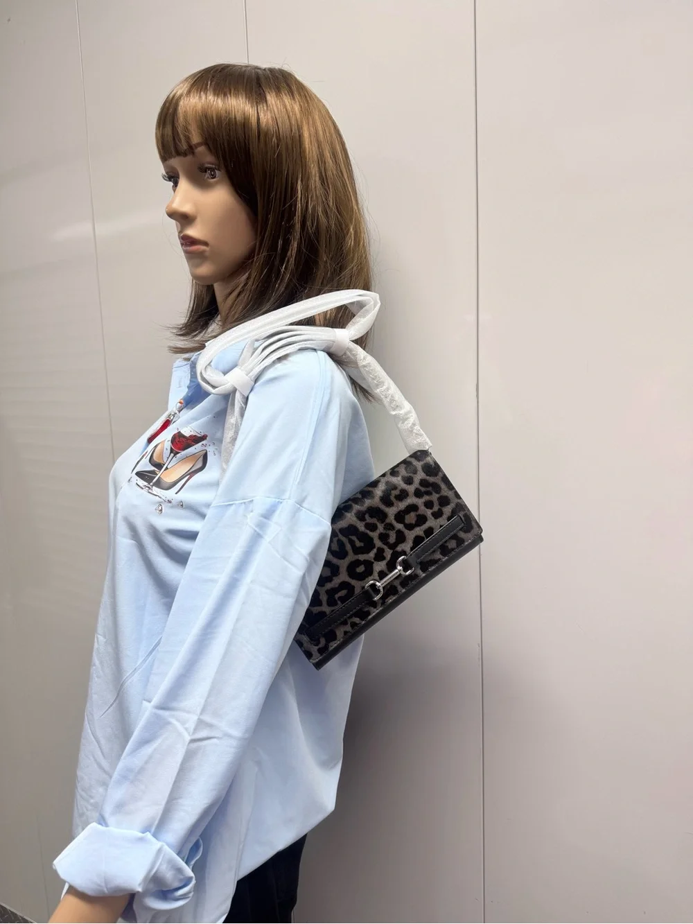 🔥NWT MK CALF HAIR LEOPARD PRINT CROSSBODY BAG