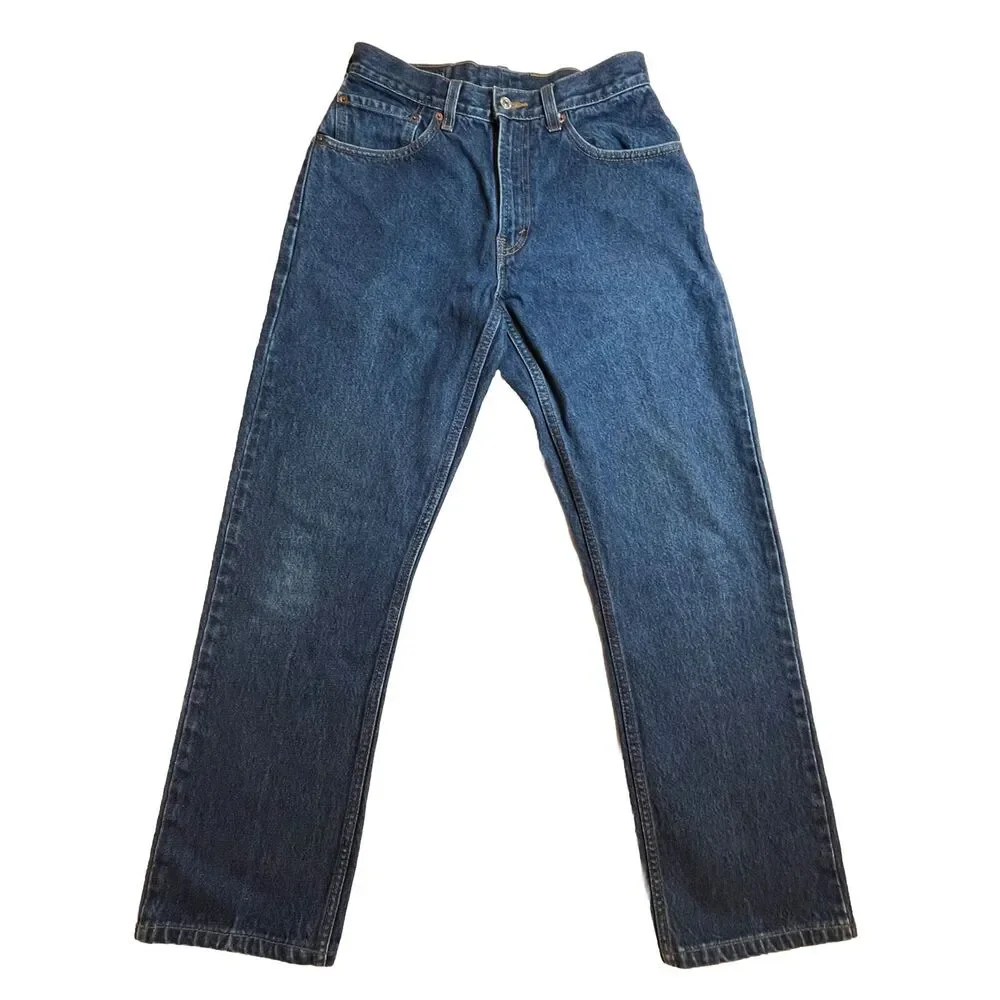 Levis 505 Jeans‎ Mens 30x30 (tagged 31x32) Regular Fit Straight Leg Dark Wash