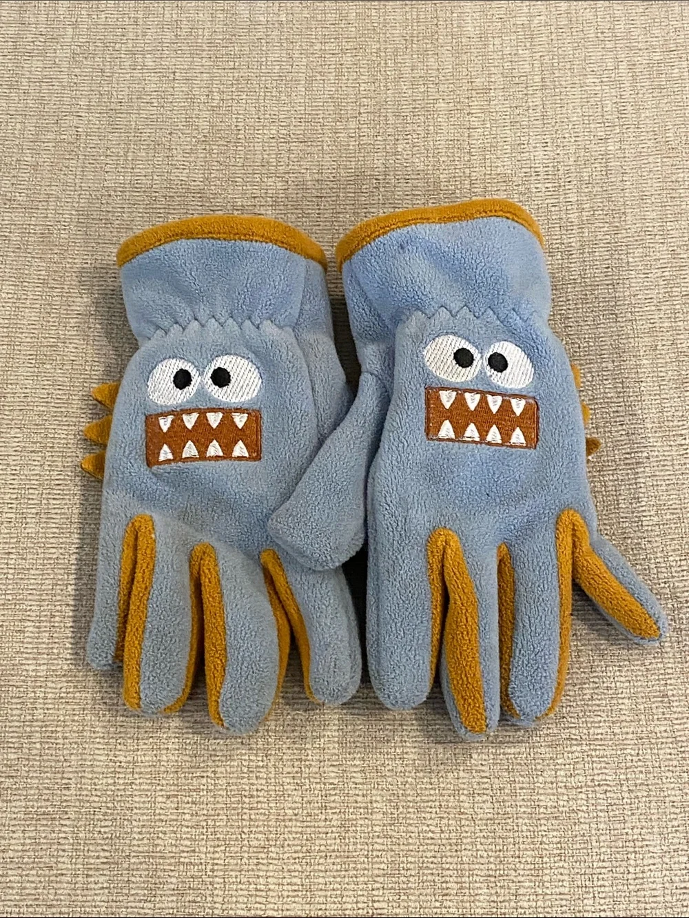 Kids Monster Fleece Gloves