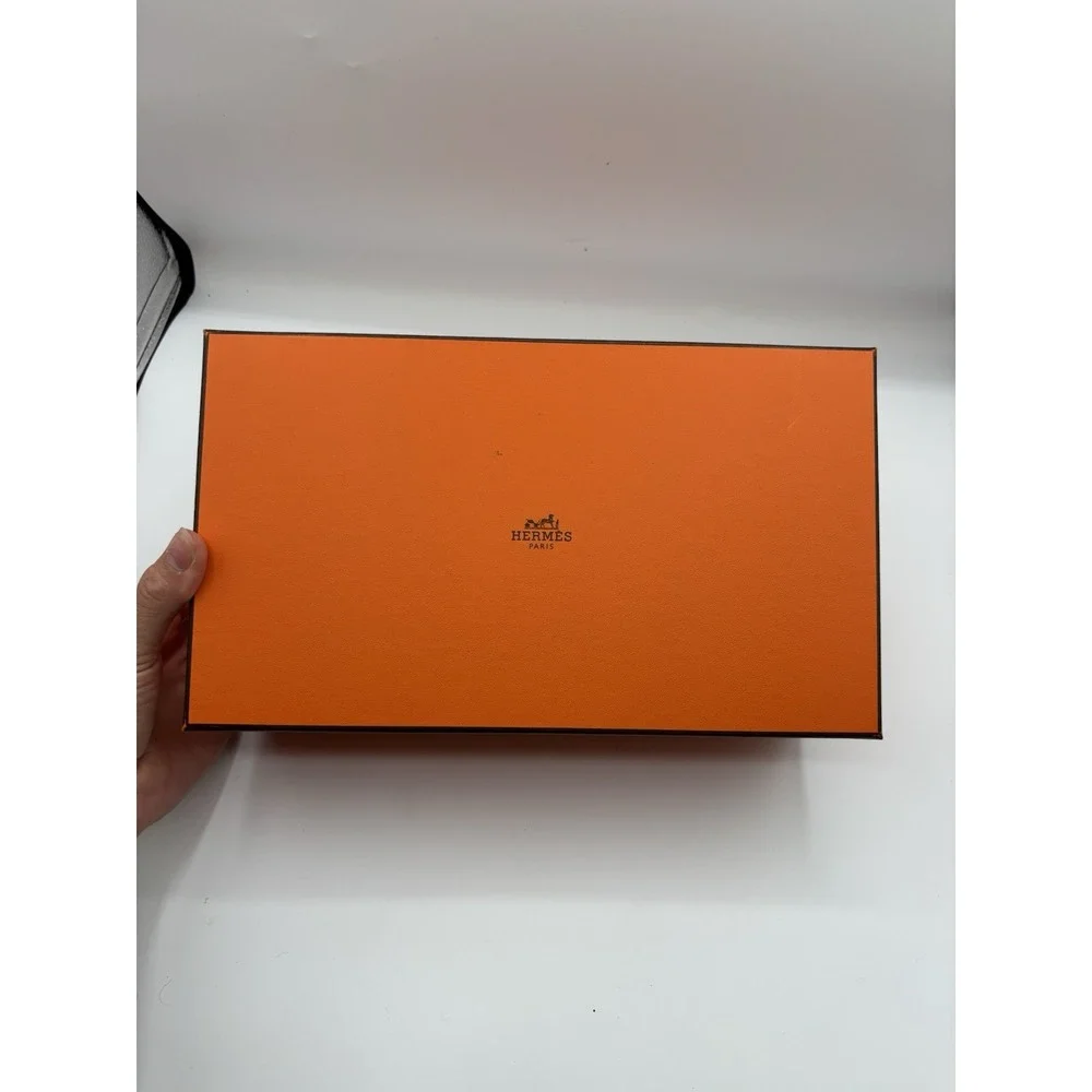 Authentic Hermes Empty Orange Shoe Box‎ W/ Dustbags 11