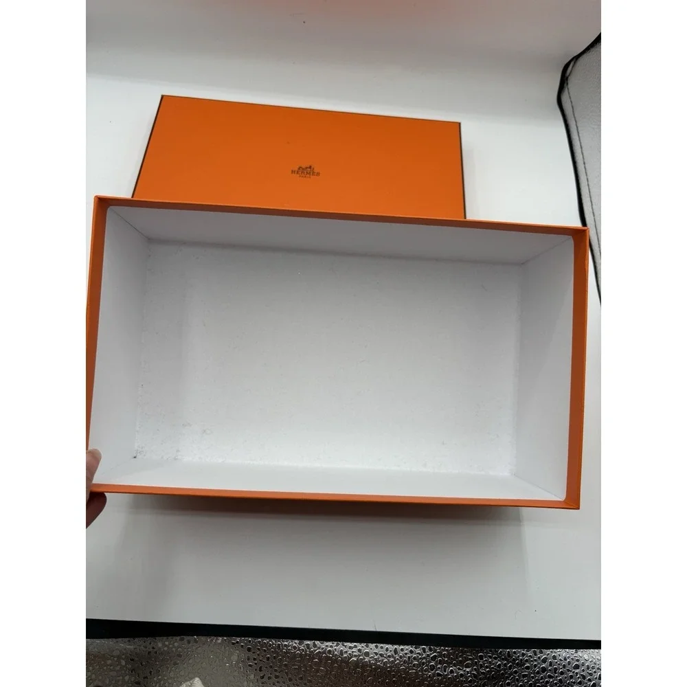 Authentic Hermes Empty Orange Shoe Box‎ W/ Dustbags 11