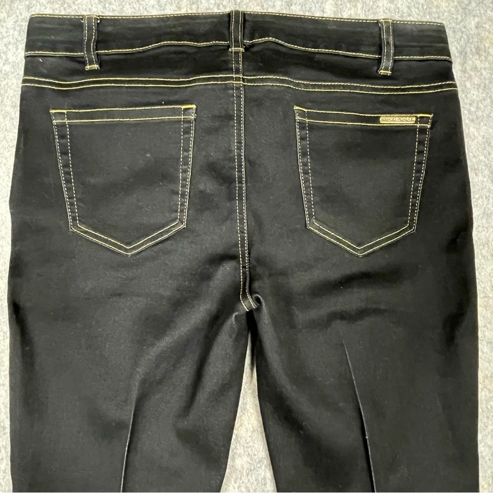 Michael Kors Dark Blue/Black Boot Cut Dressy Casual Closet Staple Jeans - Sz 8