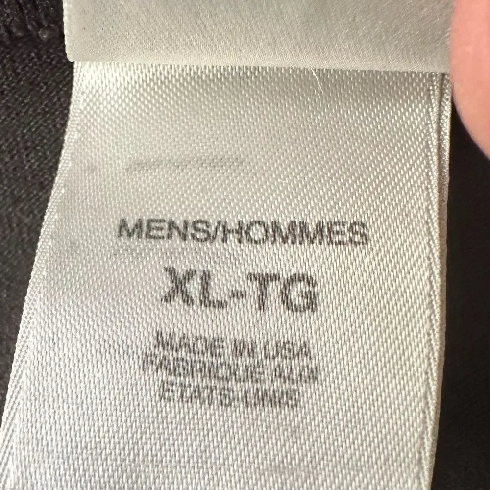 The North Face black size material