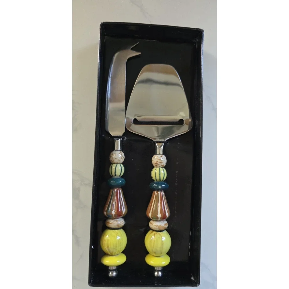 Koch Rustic Cheese Slicer Set Stainless Steel Serveware New‎ In box