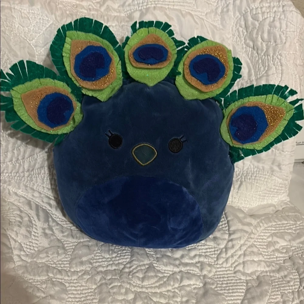 Custom Peacock squishmallow Toy