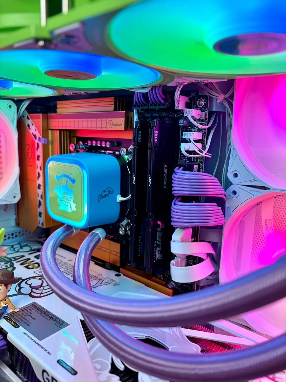 🏆 RARE MSI Toy Story Gaming PC #1/500 RTX 5070 32GB DDR5 + FREE MSI Combo