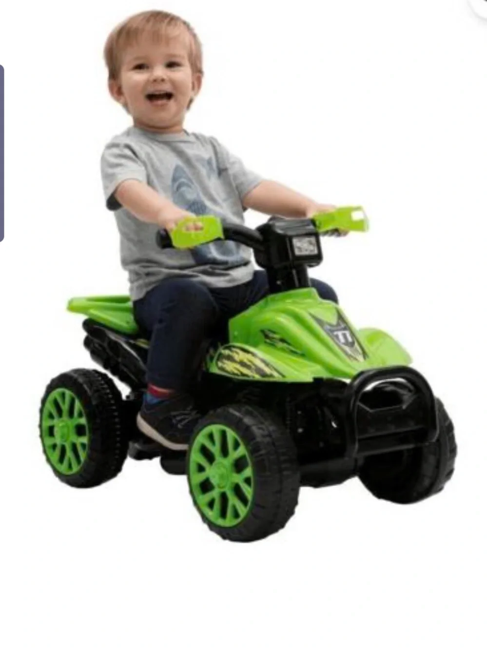 Kids Toddler Ride-On Quad ATV - Green manual no charger