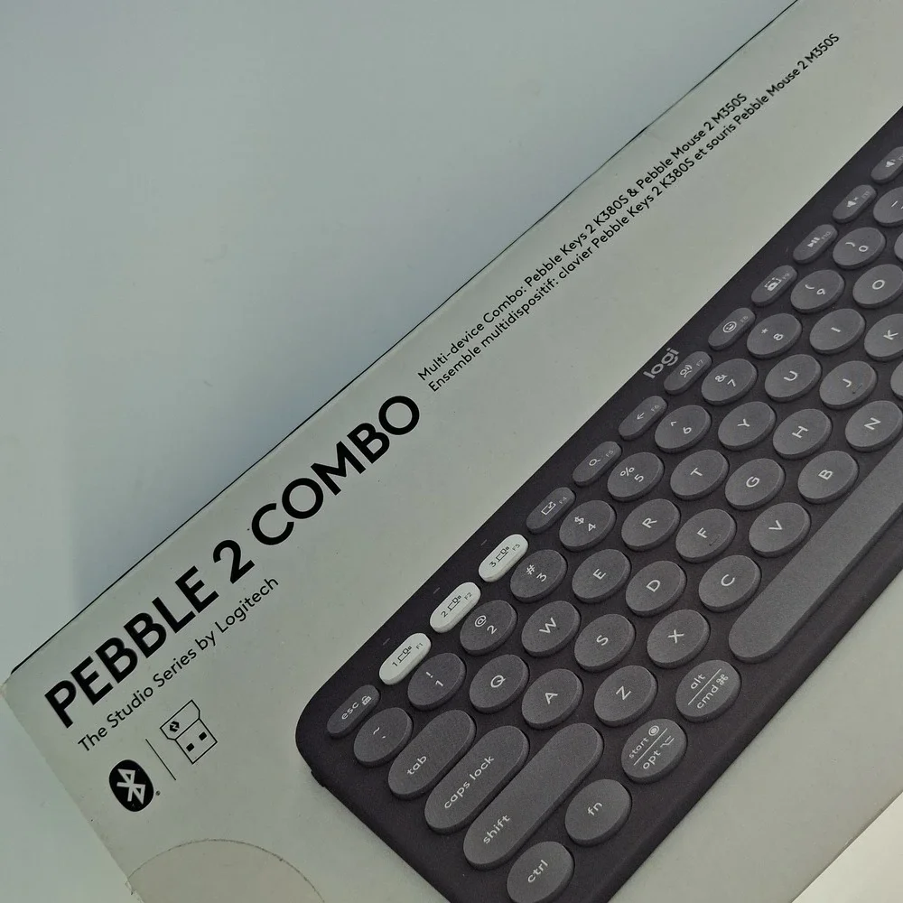 Logitech Pebble 2 Combo Compact Wireless Keyboard & Mouse 920-012061 Open Box
