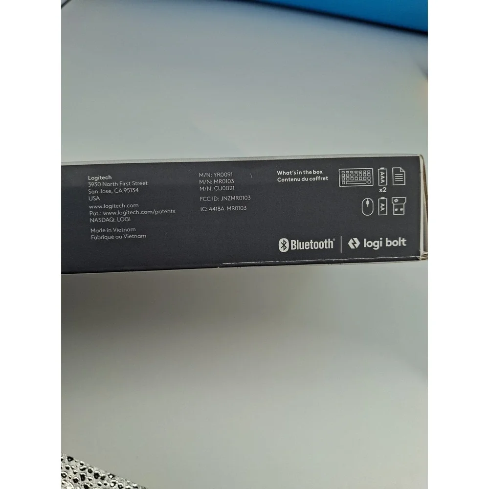 Logitech Pebble 2 Combo Compact Wireless Keyboard & Mouse 920-012061 Open Box