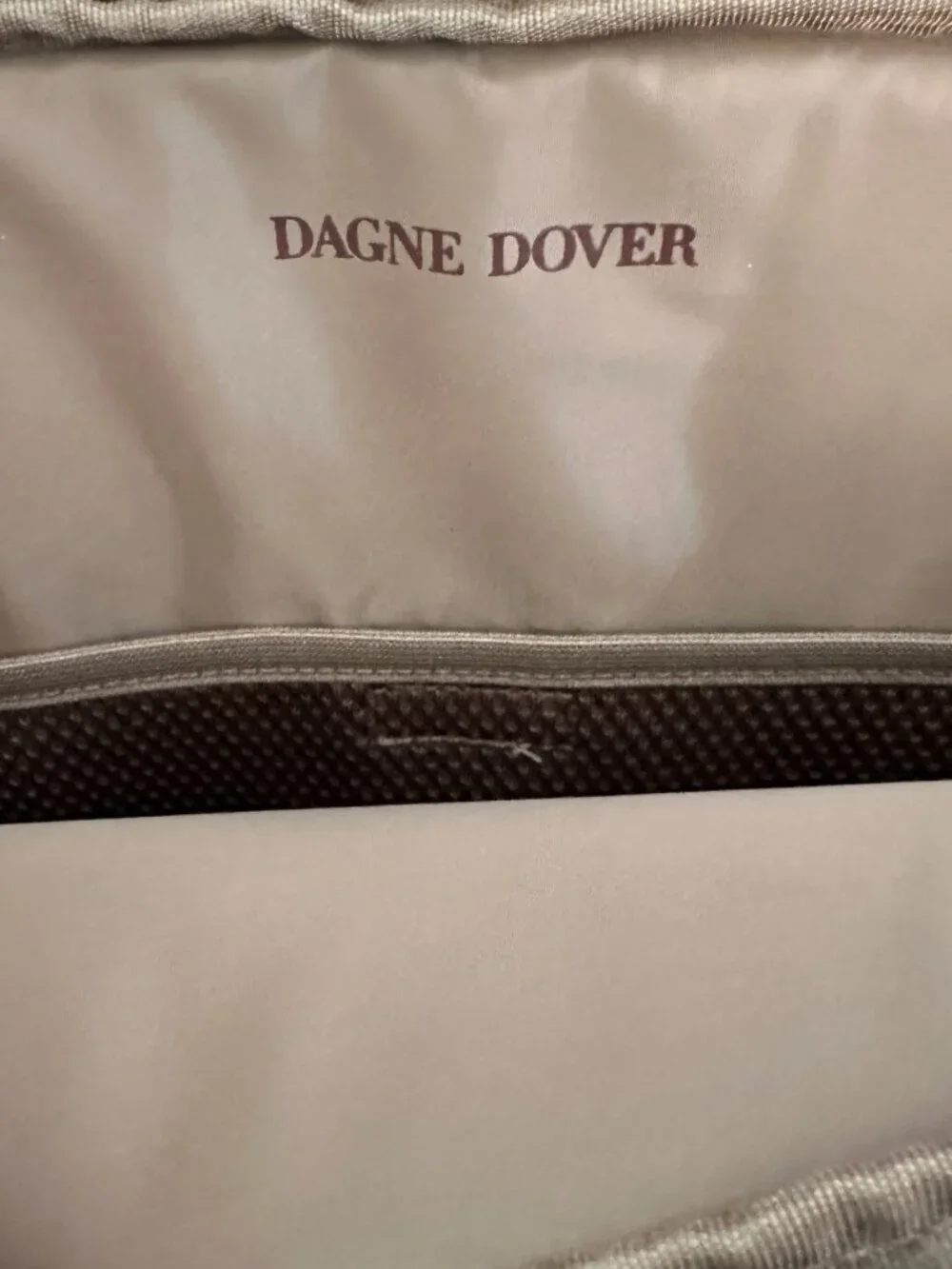 Dagne Dover Laptop Sleeve Crossbody Bag Blush Pink Color 11 x 8