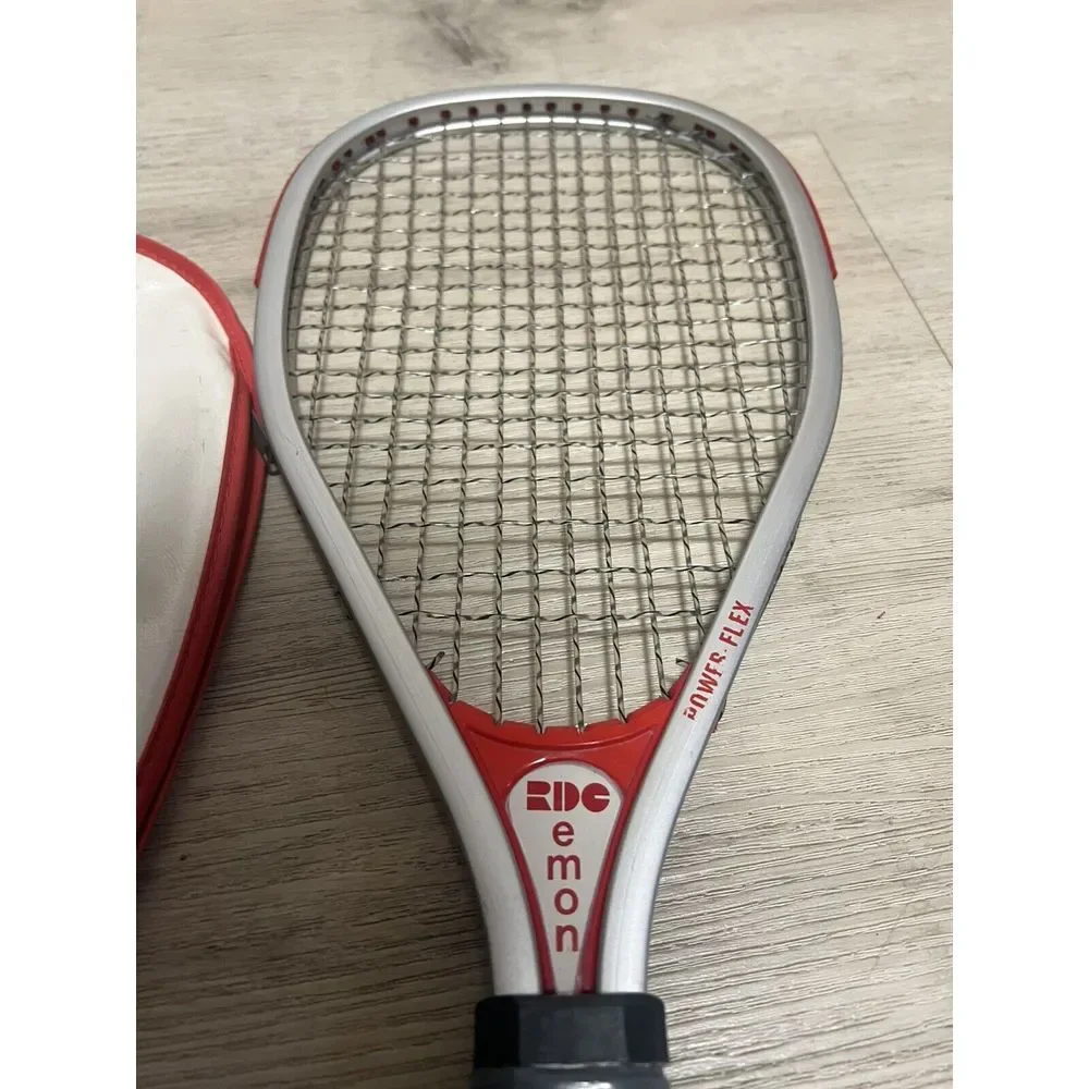 Demon‎ 4-1/8 Power Flex Tennis Racket Vintage Aluminum With Cover Style # 3020