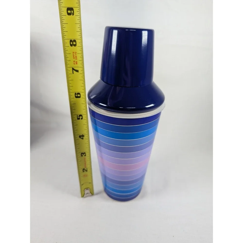 New Jonathan Adler Scala Cocktail Shaker Modern Barware 18.4 oz/540 mL