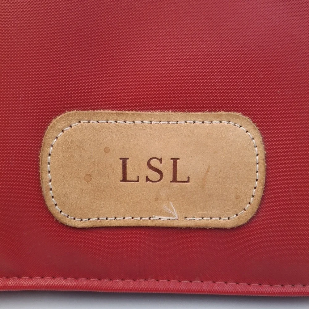 Jon‎ Hart Design Red Coated Canvas 9