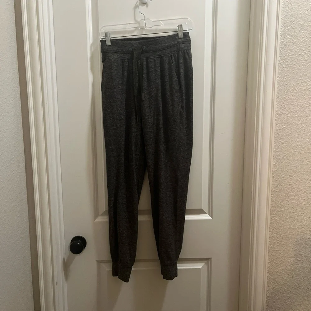 Lululemon Ready To Rulu Pant *29” Jogger Sz 6 Heathered Utilitarian Black