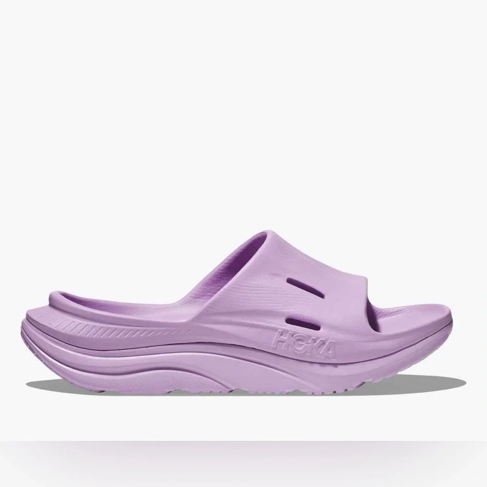 NEW Hoka Ora Recovery Unisex Slides 3‎ in Lilac Purple - Men’s 14/Women’s 16
