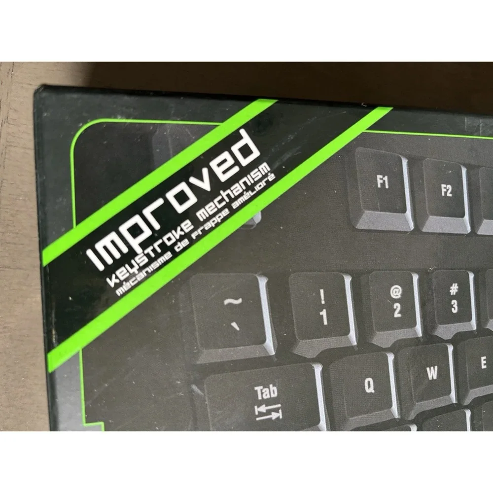 New Razer Arctosa Gaming keyboard RARE! Improved KeyStroke Mechanism NewOpenBox