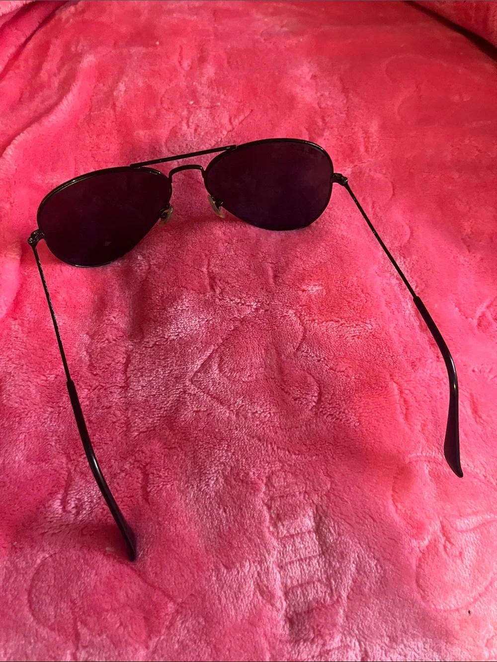 Ray-Ban Kids Black Aviator Sunglasses with Dark Lenses