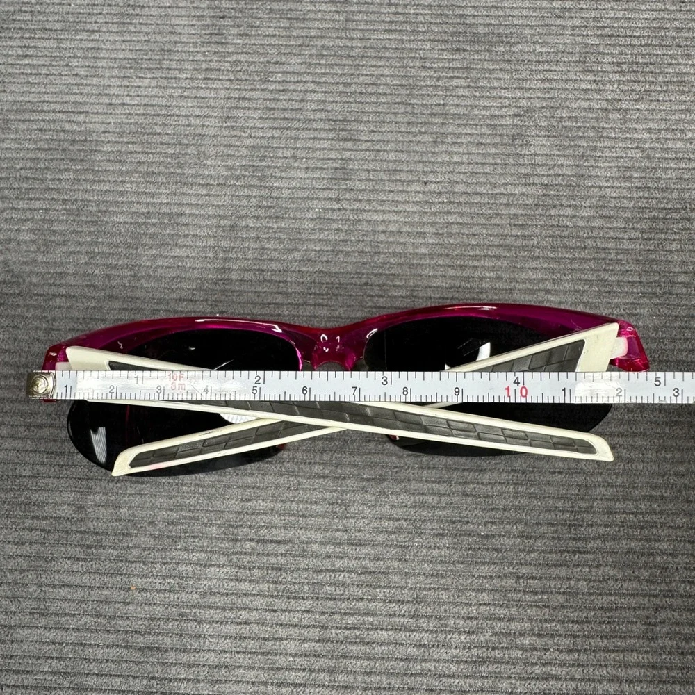 C9 by Champion Sport Y2K Sunglasses Pink White Wraparound C90000743 Mens Womens