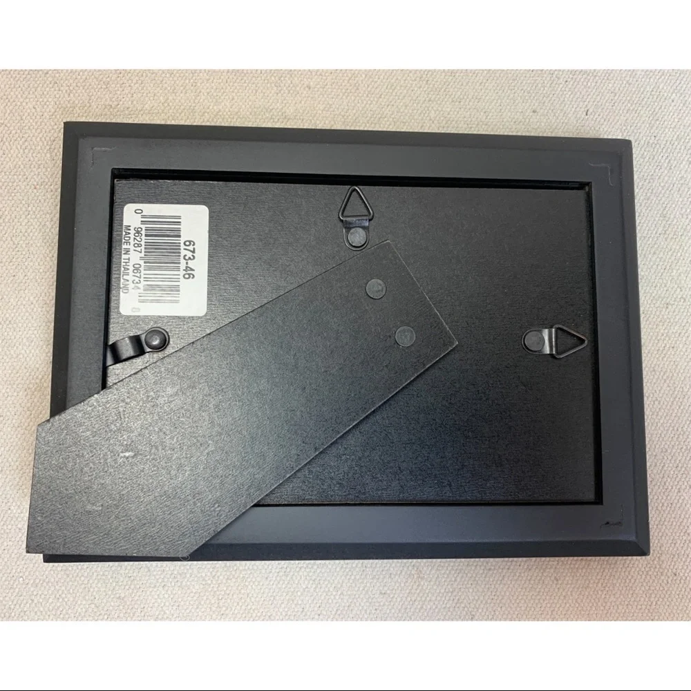 Simple Black Wood Frame Hang or Tabletop