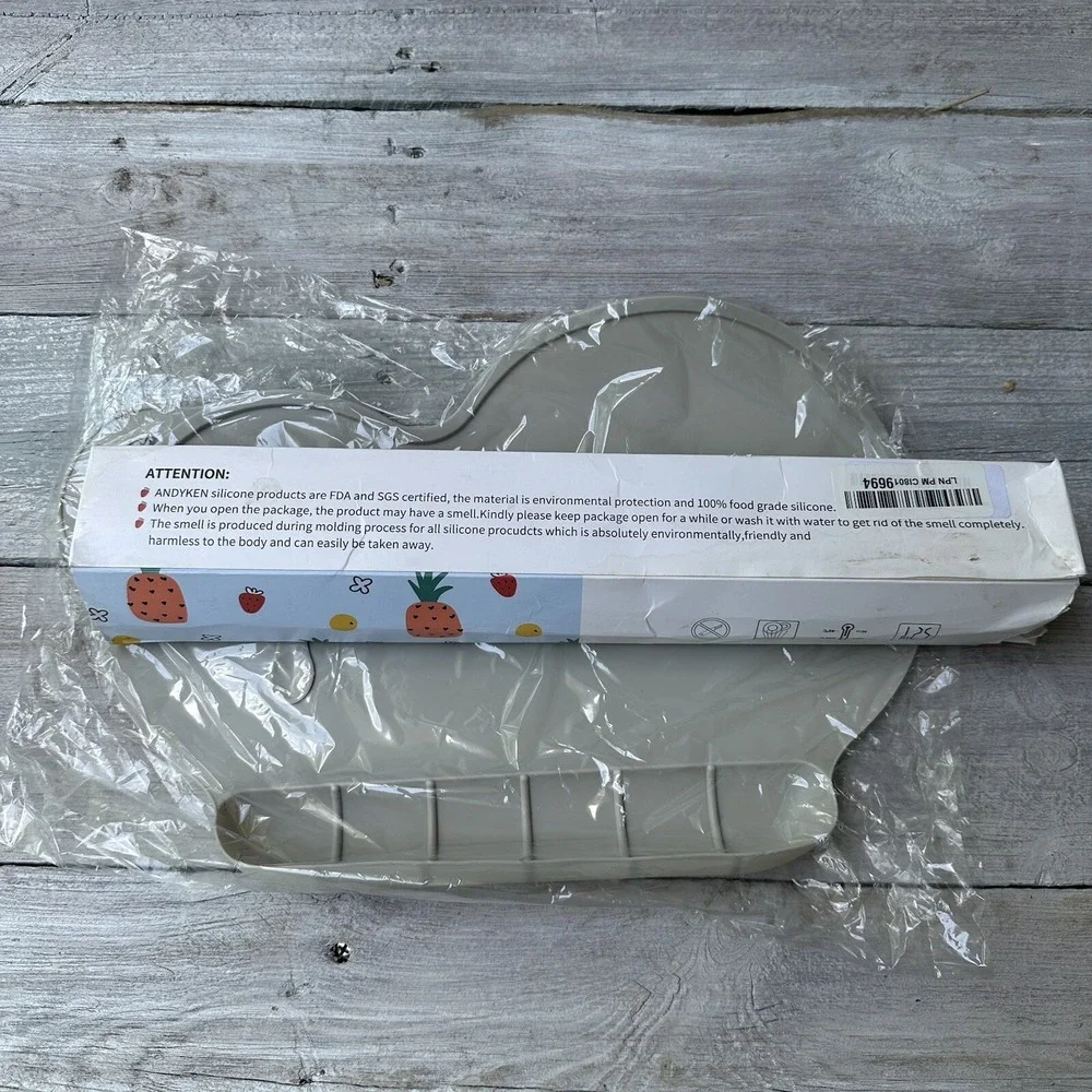 Andyken Silicone Placemat For Kids Babies New Open‎ Box